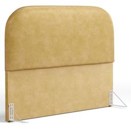 Cabeceira Cama Box Queen 160cm Orgânica Lanna W01 Couríssimo Fendi - Lyam Decor