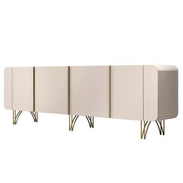 Balcão Aparador Buffet Piacente H01 Off White - Mpozenato