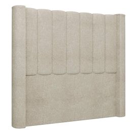 Cabeceira Casal Queen Cama Box 160cm Claire Z04 Boucle Bege - Mpozenato