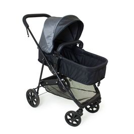 Carrinho de Bebê Galzerano Napoli | Preto/Cinza