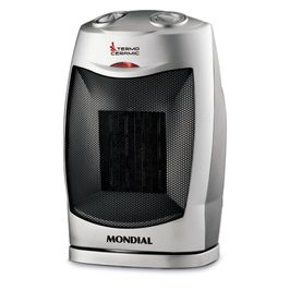 Aquecedor Mondial A-05 1500W | Preto/Prata (127 V)