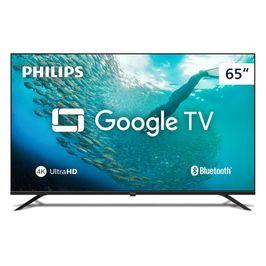 TV 65" Philips Smart Led UHD 4K Google TV 65PUG7019/78 | Preto (Bivolt)