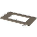 Tampo em MDF para Cooktop 80cm Henn