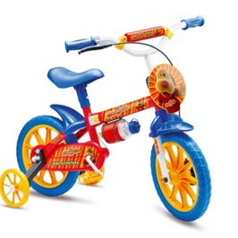 Bicicleta Infantil Aro 12 Xicória BEM MM com rodinhas | Azul/Vermelho (S/V)