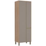 Armário Torre Luciane Yara Despenseiro 3 Portas 70cm