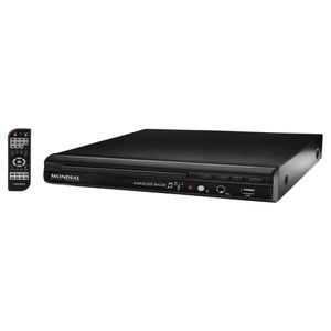 DVD Mondial D-20 Portátil com Função Karaokê e Conexão USB