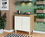 Balcão Aramóveis Kelly Para Cooktop Com 2 Portas