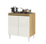 Balcão Aramóveis Kelly Para Cooktop Com 2 Portas