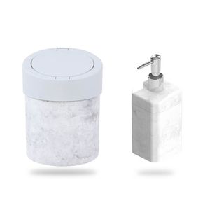 Kit Banheiro Roper Plast Comercial Lixeira 5L+Porta Sabonete