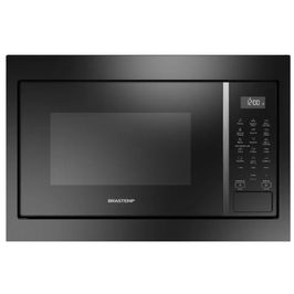 Micro-ondas Brastemp de Embutir 32L BM146AE Menu Descongelar | Preto (127 V)