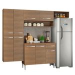 165049515Armário de Cozinha Completa 229cm Rustic Emilly Fit Madesa 0344350