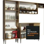 Armário de Cozinha Completa 229cm Rustic Emilly Fit Madesa 03