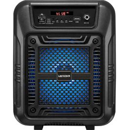 Caixa De Som Amplificada Lenoxx Com Bluetooth e Rádio Fm 80W