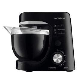 Batedeira Planetária Mondial 700W 12 Velocidades BP-03-B | Preto (220 V)