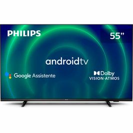 Smart TV 55 4K HDR10+ Android 55PUG7406/78 Comando de Voz Bluetooth 5.
