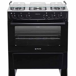 Fogão Atlas De Piso 5 Bocas Monaco Plus Com Acendimento Automático | Preto (Bivolt)