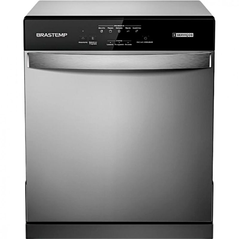 Lava Louça Brastemp 8 Serviços Inox BLF08BSBNA