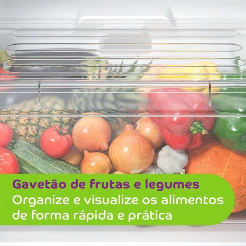 Geladeira Consul Frost Free Inox 386 L Duplex CRM44AKBNA