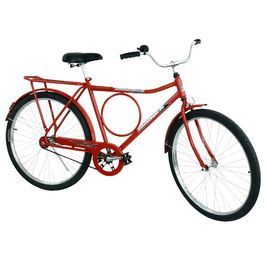 Bicicleta Monark Barra Circular Aro 26 | Vermelho (S/V)