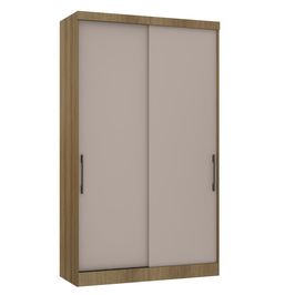 Modulo De Guarda Roupa Paris 2 Portas De Correr 3 Gavetas | Avela/Cinammon (S/V)