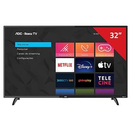 Smart TV 32" HD AOC 32S5135/78G 60Hz Dolby Digital Audio | Preto (Bivolt)