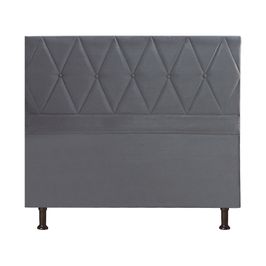 Cabeceira Cama Box Casal Js Heloisa 1,60 M | Grafite (S/V)