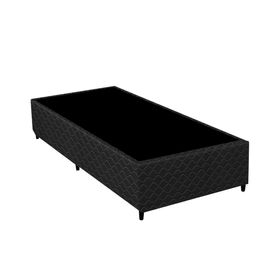 Base Box Solteiro Gazin New 88x188cm | Preto (S/V)