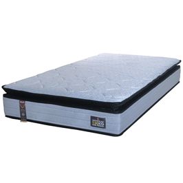 Colchão Solteiro Hellen Bem MM Espuma D45 EPS 88X188cm  | Preto/Cinza (S/V)