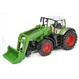 Trator Com Pá Na Frente 10 Cm Burago Farm Fendt 1050 Vario Com Pá Frontal Bburago 31631