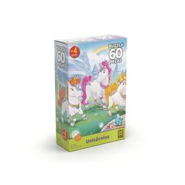 Quebra Cabeça 60 Peças Unicórnio Grow 03564