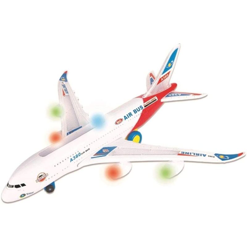 Avião Musical Companhia Aérea Com Luz Fenix Hj-165
