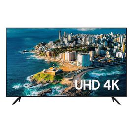 Smart TV 55" UHD 4K Samsung  55CU7700 Gaming Hub Processador Crystal | Preto (Bivolt)