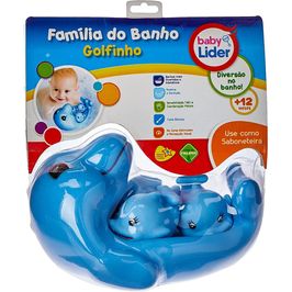 Família Do Banho Golfinhos Lider 5628