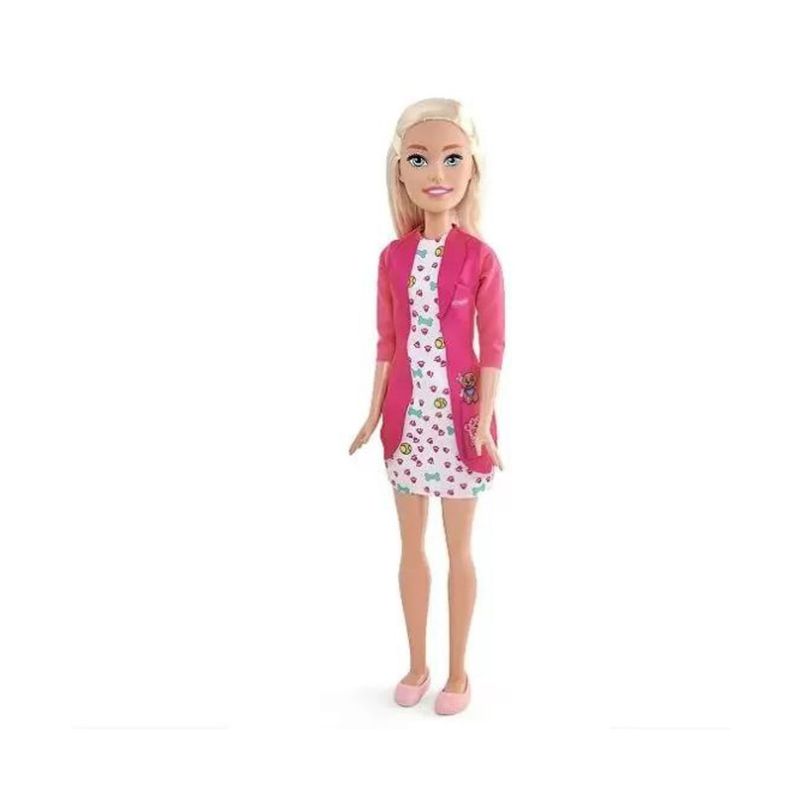 Brinquedo: Boneca Barbie Com Guarda Roupa - Mattel