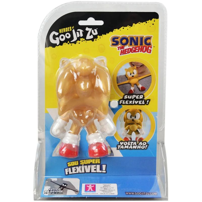 Boneco Heróis Goo Jit Zu Estica Sonic Clássico Marvel - Lojas MM