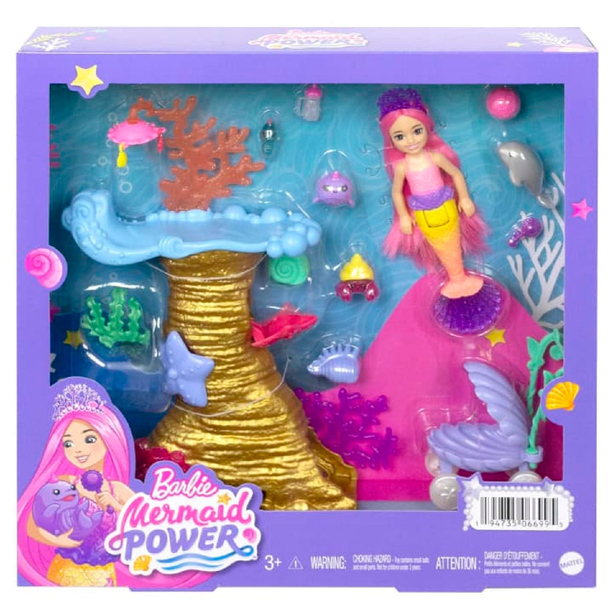 Barbie Sereia com Golfinho - Mattel - Bonecas - Compra na