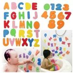 Brinquedo De Banho Letras E Numeros Buba 10738