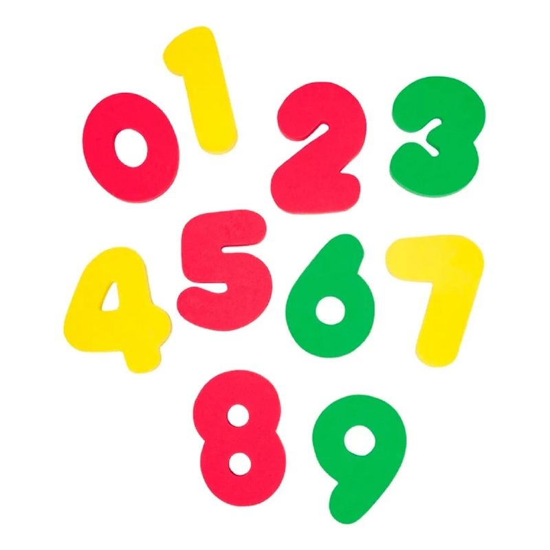 Brinquedo De Banho Letras E Numeros Buba 10738