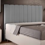Cabeceira Cama Box Casal Queen 160 cm Dália W01 Facto Cinza - Lyam Decor