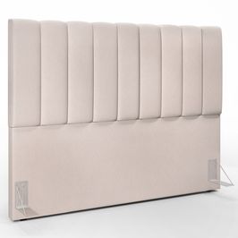 Cabeceira Cama Box Casal Queen 160 cm Dália W01 Linho Cru - Lyam Decor