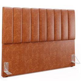Cabeceira Cama Box Casal King 195 cm Dália W01 Courissimo Camel - Lyam Decor