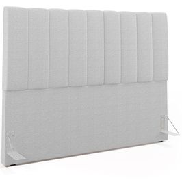 Cabeceira Cama Box Casal Queen 160 cm Dália W01 Bouclê Cinza - Lyam Decor