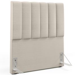 Cabeceira Cama Box Painel Solteiro 100 Cm Dália W01 Facto Pérola Metalizado - Lyam Decor