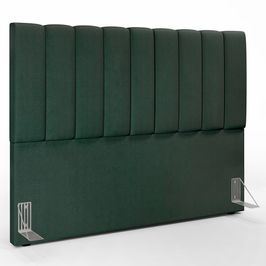 Cabeceira Cama Box Casal Queen 160 cm Dália W01 Linho Verde Musgo - Lyam Decor