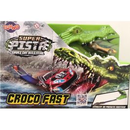 Super Pista De Corrida Crocodilo Com Carrinho Toyng 043350