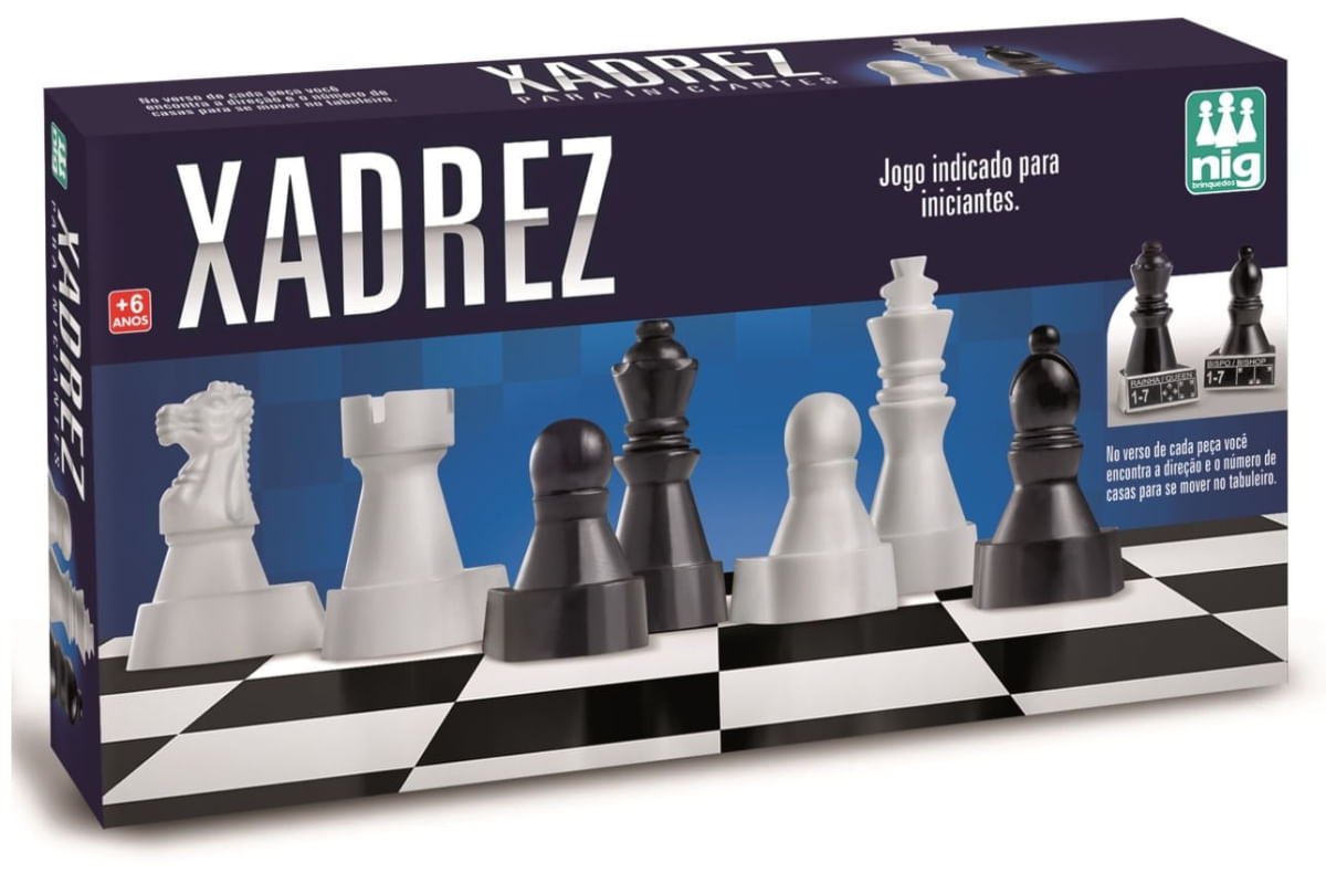 Jogo Xadrez Nig - Lojas MM