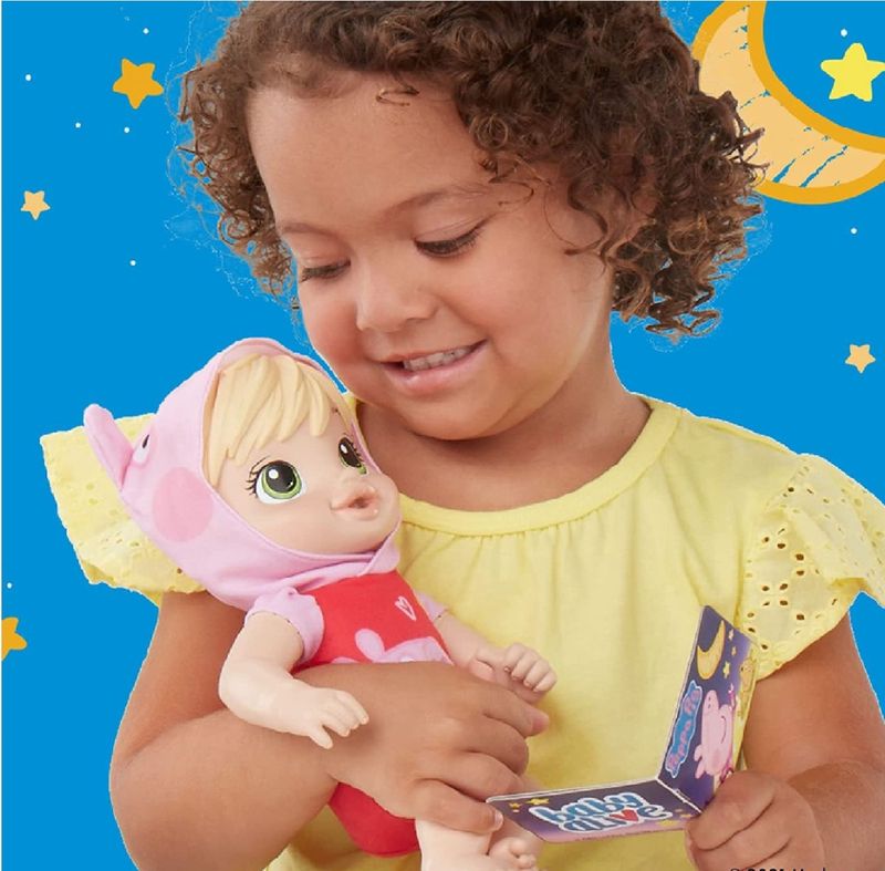 Boneca Baby Alive Boa Noite Peppa Pig Roupa De Dormir Loira - Alfabay -  Cubo Mágico - Quebra Cabeças - A loja de Profissionais e Colecionadores!