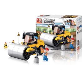 Blocos De Montar Construção Rolo Compressor Multikids Br828
