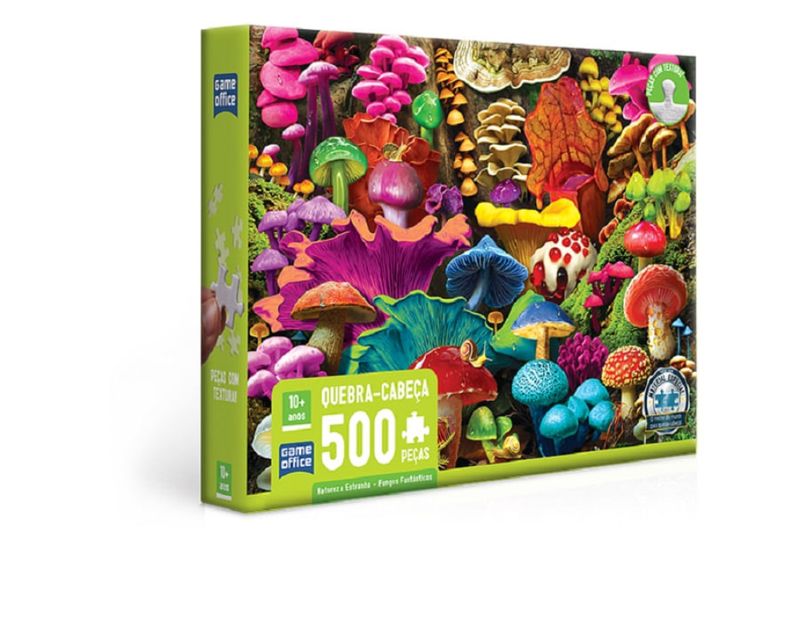 Quebra Cabeça 500 peças Natureza Estranha Fungos Fantásticos Toyster -  Lojas MM