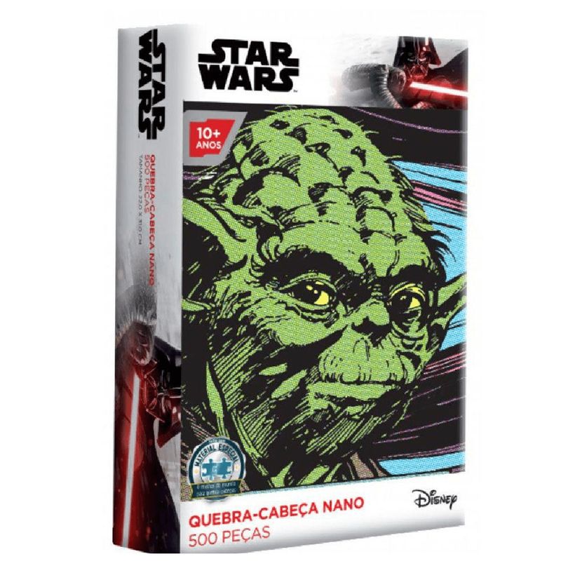 Quebra Cabeça 500 Peças Nano Yoda Star Wars Toyster - Lojas MM